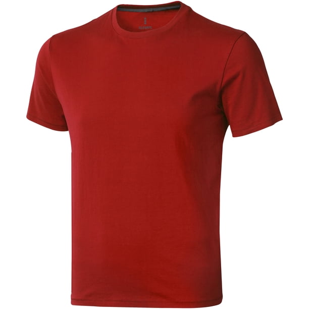 Elevate - Camiseta de manga corta modelo Nanaimo para hombre (Rojo)