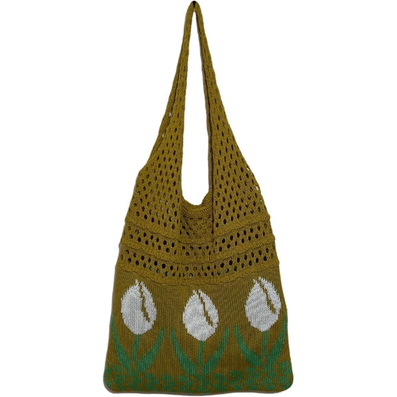 Kukuzhu Fairy Tote Bag Aesthetic Tote Bag Y2k Bag Tote Bag Aesthetic Y2k Crochet Tote Bag Aesthetic