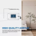 thumbnail image 6 of Thermostat Covers Wall Mounted Large Combination Locks Clear Box Guard, 6 of 8
