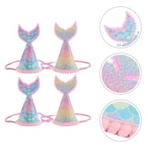 Raindrops Kid Birthday Hats Birthday Party Hats Colored 4Pcs