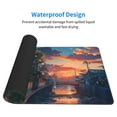 thumbnail image 3 of Naloa Twilight Canal Reflection Gaming Mouse Pad Large Mouse Mat Long Extended Desk Pad Non-Slip Rubber Mice Pads Stitched Edges Thin Pad (16x29.5 Inch), 3 of 8