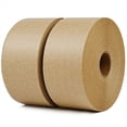 thumbnail image 1 of 2-Pack Reinforced Water Activated Gummed Kraft Paper Tape, 2.75 Inch X 330 Ft, Total 660ft, Writable Eco-Friendly, 1 of 6