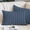 Blue, variant on Pink Geometric Pillow Covers, Linen Long Throw Pillow Case, Modern Minimalism Solid Color Striped Holiday Pillow Protector Decorative Cushion Cover for Living Room/Bedroom 12" x 20"