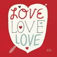 thumbnail image 3 of Mullan, Michael 20x20 Black Modern Framed Museum Art Print Titled - Love Love Love Square, 3 of 5