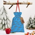 thumbnail image 6 of Fuzoiu Cute Shark Print Christmas Gift Bag,Burlap Gift Bag with Drawstring Closure & Hang Tag,Perfect for Holidays, Birthdays, and Special Occasions-Medium, 6 of 7