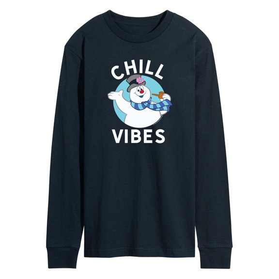 Frosty The Snowman - Christmas - Chill Vibes - Men's Long Sleeve T-Shirt