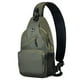 thumbnail image 1 of Mochila bandolto con bandolta para hombre y mujer, color verde militar, 1 of 6