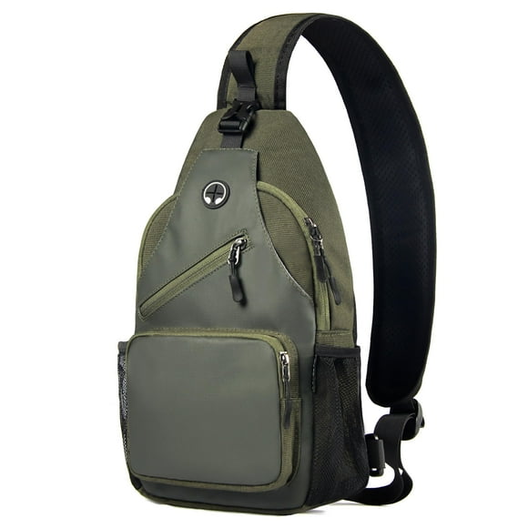 Mochila bandolto con bandolta para hombre y mujer, color verde militar