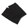 thumbnail image 4 of Pantalones cortos de algodón para hombre, cintura alta, holgados, corte clásico, con bolsillos, para verano, color negro, negro 32, 4 of 15