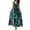 Green, variant on Fshinging Summer Dresses For Women 2025 Banquet Long Wedding Floral Strap Print Sun Dress