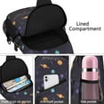 thumbnail image 4 of Space and Galaxy Aesthetic Sling Bag - Lightweight Shoulder Backpack for Travel - Spacious & Organized, 4 of 5