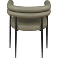 thumbnail image 6 of Meridian Furniture Lavina Olive Vegan Leather Dining Chair (Set of 2), 6 of 10