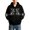 Black, variant on Telankuip Mens Y2k Zip up Oversized Hoodies Retro Gothic Graphic Baggy Full Zipper Hooded Sweatshirt Jackets Fall Winter Long Sleeve Lined Warm Outerwear Halloween Outfit Black XL