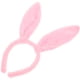 thumbnail image 3 of EeaseMX Diademas con orejas de conejo de peluche (rosa), 3 of 7