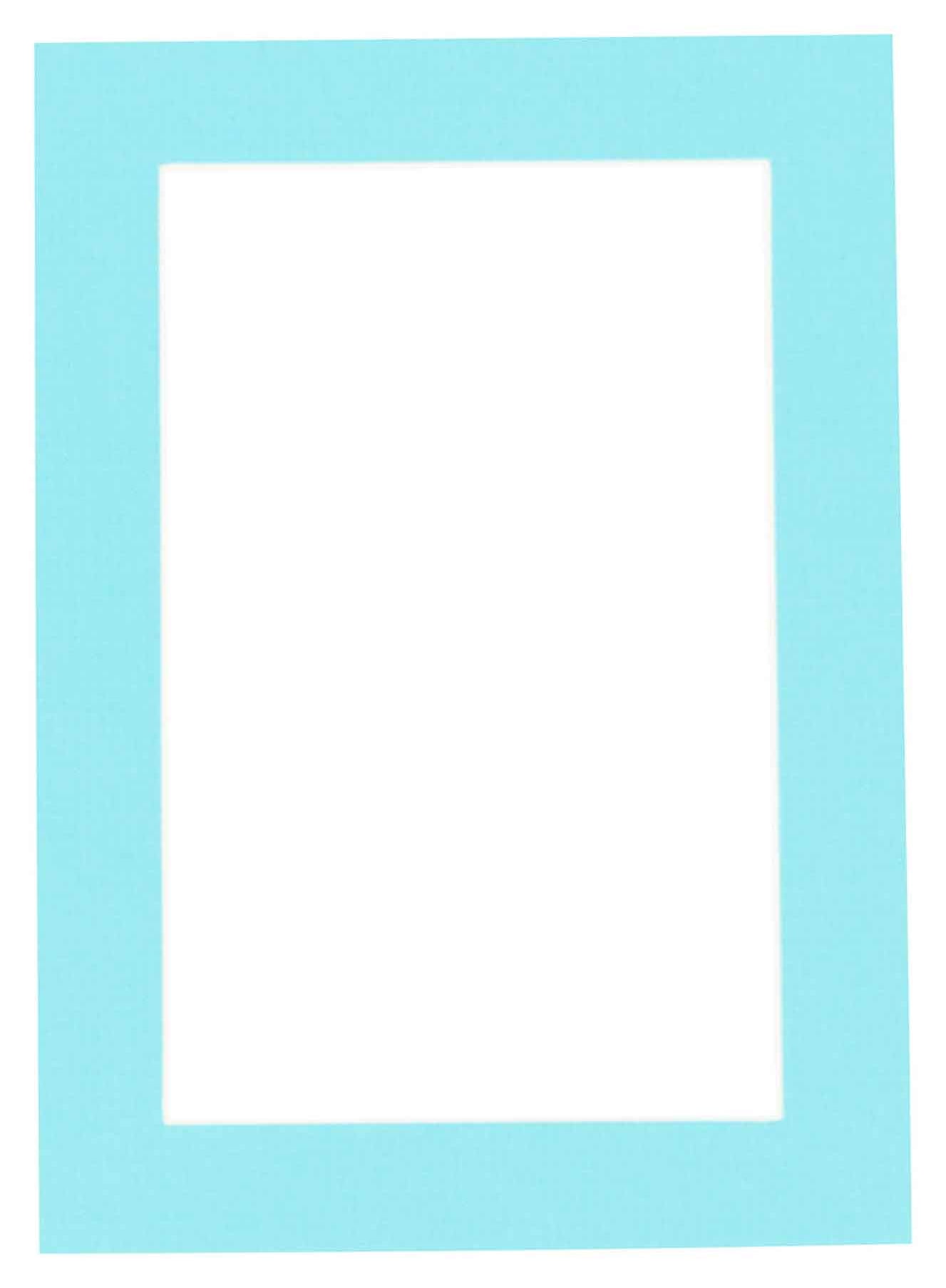10x18 Mat for 8.5x11 Photo - Precut Aquamarine Blue Picture Matboard for  10x18 Inches - Bevel Cut Display Document Certificate Measuring 8.5x11  Inches - Acid Free ONE MAT with Backing and Clear