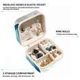 thumbnail image 2 of Polar Bear Travel Portable Square Earring Holder with Necklace Holder, Storage Box, and Travel Organizer - Ideal for Girls and Women, 2 of 6