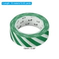 thumbnail image 2 of Uxcell Holographic Washi Tape 0.59 Inch x 10.93 Yards, 1 Roll Self Adhesive Stripe Pattern Masking Sticker, Green, 2 of 6