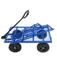 thumbnail image 2 of JINS & VICO 550 lb Capacity Utility Wagon Cart with 180° Rotatable Handle, 2 of 8