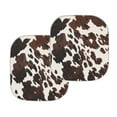 thumbnail image 2 of Yuyamidu 2 PCS Brown Cow Print Car Sun Shade Windshield Universal Windshield Shades for Car Window Shades for SUV Truck Sedan Ligtweight Car Sun Visor, 2 of 5
