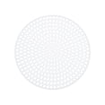 thumbnail image 2 of 30PCS DIY Round Cross Stitch Plastic Grid Plate 3D Embroidery Mesh Sheet DIY Bag Bottom Liner Board Manual DIY Mesh Piece for DIY Use White Size 7.7cm, 2 of 9