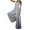 Gray, variant on Womens Casual Adjustable Denim Overalls Baggy Wide Leg Bib Pants Palazzo Jumpsuit Summer Vacation Overalls Jumpers