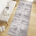 thumbnail image 4 of BERTHMEER 2'x8' Runner Rugs for Hallway Kitchen Entryway Machine Washable Non-slip, Black Gray, 4 of 5