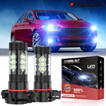 For 2008-2015 GMC Sierra 1500 8000K Ice Blue H16 5202 LED Fog Light Lamps Bulbs Pair of 2