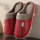 thumbnail image 4 of Minnieouse 1 par de zapatos para el hogar, zapatos de algodón, zapatilla de invierno, tacón plano de goma, mantiene el calor, lavable, a prueba Calzado Rojo 36-37, 4 of 6