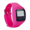thumbnail image 3 of Reloj podómetro deportivo para correr, pulsera con podómetro sin conexión a la aplicación, pasos sencillos Rosa roja, 3 of 9