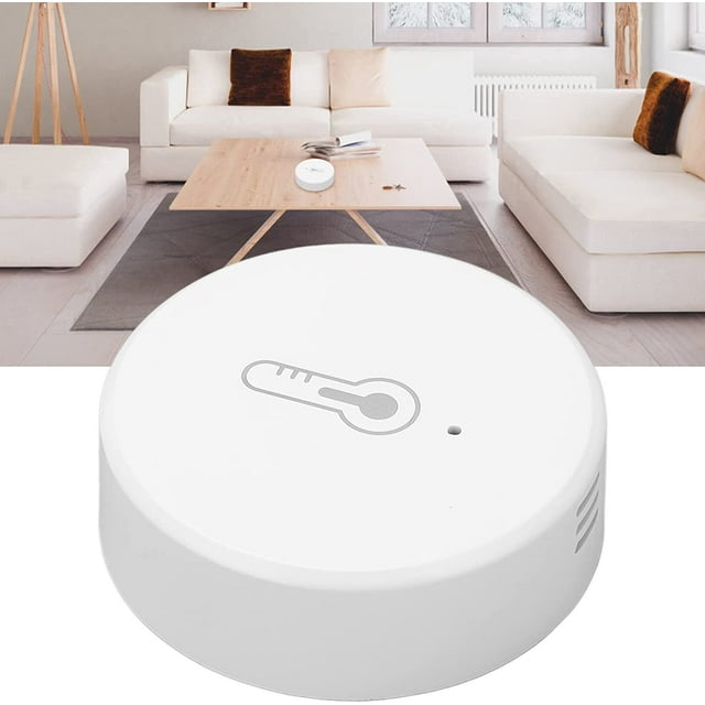 Monitor remoto inalámbrico con sensor de humedad y termómetro inteligente para termómetro inteligente de interior compatible con higrómetro TUNC Sencillez