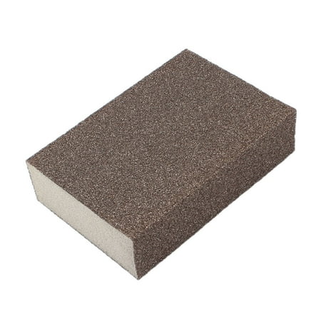 

Unique Bargains 100mm x 70mm x 25mm Rough Sanding Sponge Pad Block Sander Tool Brown