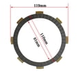 thumbnail image 2 of Motorcycle Clutch Friction Pills For ZONGSHEN-Motor Racing CB250D-G ZS166FMM 172FMM Air-Cooled Engine Clutch Plate Cross-Country, 2 of 4