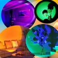 thumbnail image 2 of Sunset Lamp,LED Sunset Light,16 Colors Sunset Lamp Projector,Sunlight Lamp Rainbow Night Light Projector for Room Photography Party, 2 of 5