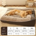 thumbnail image 1 of Doghouse All-season Universal Medium and Large Dog Pet Sofa Golden Fur Bed Mat Pet House Winter Warm Sleeping Pad Accesorios ShopWise Round, 1 of 7