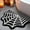 Black-1, variant on Yika Halloween Pumpkin Rugs Pumpkin Shaped Floor Mat Thanksgiving Day Mat Halloween Decorative For Living Bedroom Kitchen Decoration Bath