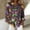 *Black, variant on ClodeEU Womens Carnival Print Long Sleeve Shirt, Button Down Casual Holiday Top Purple 09,Womens Plus XL