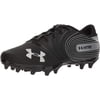 Under Armour Men's Nitro Low MC Football Cleat, Black/White, 8.5 D(M) US