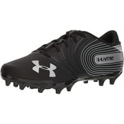 Under Armour Men's Nitro Low MC Football Cleat, Black/White, 8.5 D(M) US