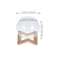 thumbnail image 2 of HOOWIFFY Wooden Flower Stand Plant Propagation Terrarium For Office Decoration 1 Set, 2 of 8