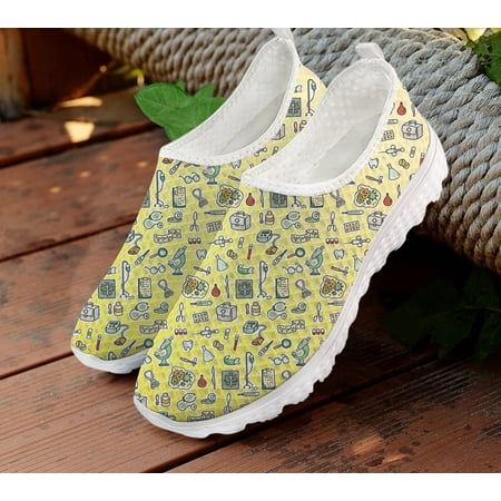 

Cute Medical Print Big Size Summer Woman Flats Casual Shoes for Women Mesh Sneaker Ladies Slip on Loafers Footwear Beach Shoe