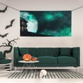 thumbnail image 2 of Lsque Witch House On The Hill Pattern Party Banner, Festive Banner , Holiday Celebrations and Events for Carnival Birthday Party Festival Decorations-Medium, 2 of 8