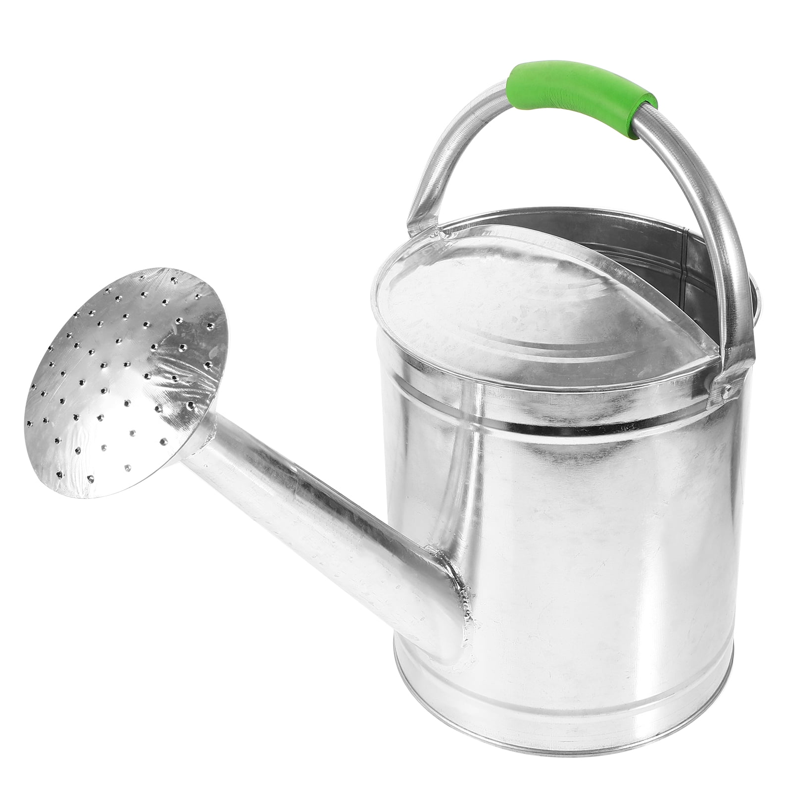 Galvanized Retro Watering Can for Outdoor Plants - Metal Garden Kettle for Efficient Watering