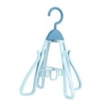thumbnail image 3 of Siruishop Shoe Drying Rack Foldable 360 degree Rotatable Hold 4 Multifunctional Shoes Hanger blue, 3 of 8