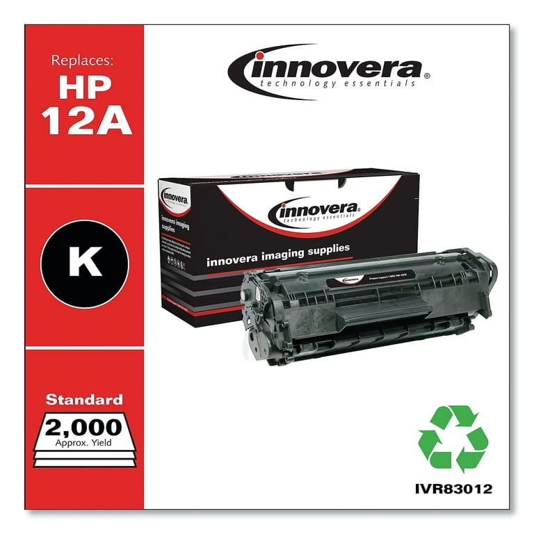 Innovera IVR83012 Remanufactured Q2612a (12a) Toner, Black