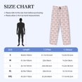 thumbnail image 2 of Mens Pajama Pants - Soft Sleep & Lounge Pants for Men, Abstract Cute Rabbit Pink Cuteness Casual PJ Bottoms Pants with Pockets, 2 of 5