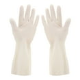 thumbnail image 3 of 1 par de guantes para tareas domésticas Guantes de limpieza Guantes de cocina antideslizantes Guantes para lavar platos - Talla S (Blanco), 3 of 4