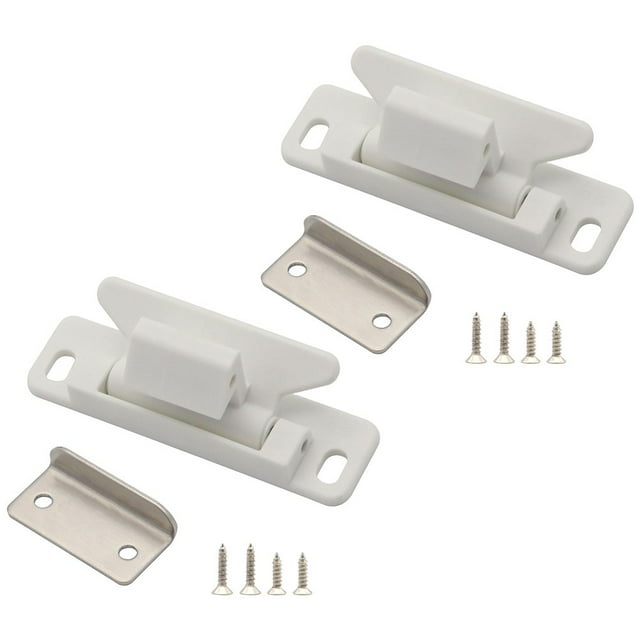 RV Drawer Latches 2Pcs Entry Catch for Trailer Drawer Retainer Catch with Screws