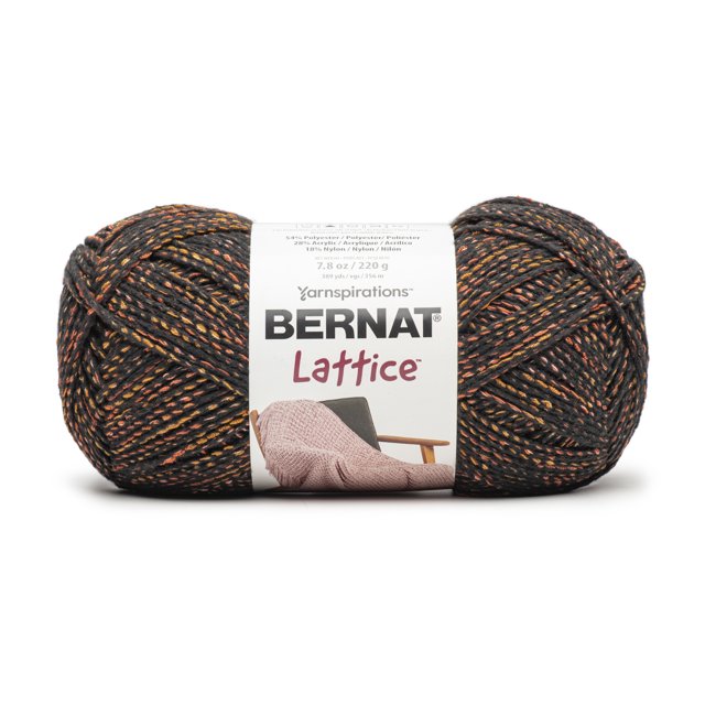 Bernat® Lattice™ #4 Worsted (Medium) Blend fil, 7.8oz/220g 389 Yards