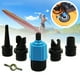 thumbnail image 3 of (Conector No. 1 Azul) Adaptador Válvula Aire para Tabla Remo SUP Tabla Remo Inflable Conversión Multifuncional Remo en El Cuero Cabelludo Bote Goma Cama Inflable Adecuada para, 3 of 6