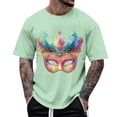 thumbnail image 1 of Tops para hombre, blusas y camisas de manga corta con cuello redondo para hombre, camisetas casuales con estampado de moda para hombre, blusa de manga corta, blusa de poliéster para hombre., 1 of 5